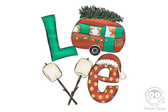 Download Love Camping Christmas Sublimation - Premium Resources
