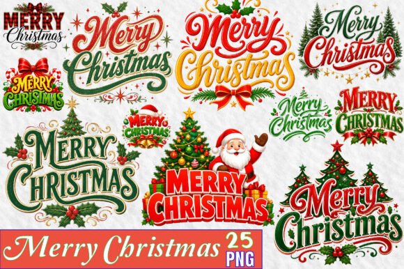Download Merry Christmas Sublimation Png Bundle - Premium Resources