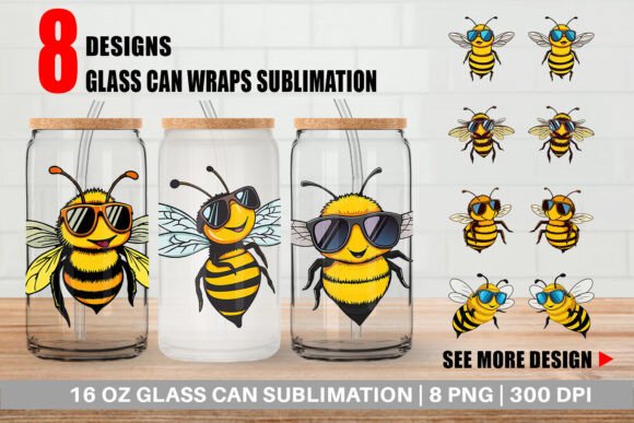 Download Glass Can Cool Bee - Can cool Collection