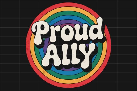 Download Proud Ally LGBTQ Gay Pride Rainbow PNG - Pride rainbow png Collection