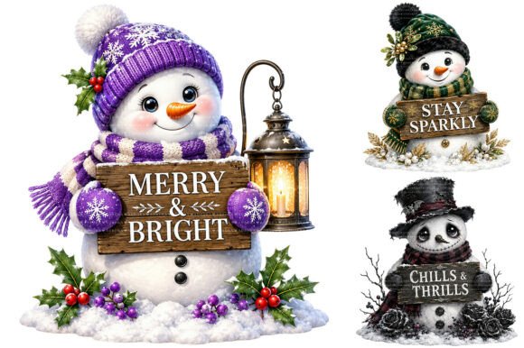 Download Snowman Christmas Sublimation Clipart - Premium Resources