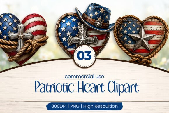 Download Patriotic Heart Clipart PNG - Heart clipart Collection